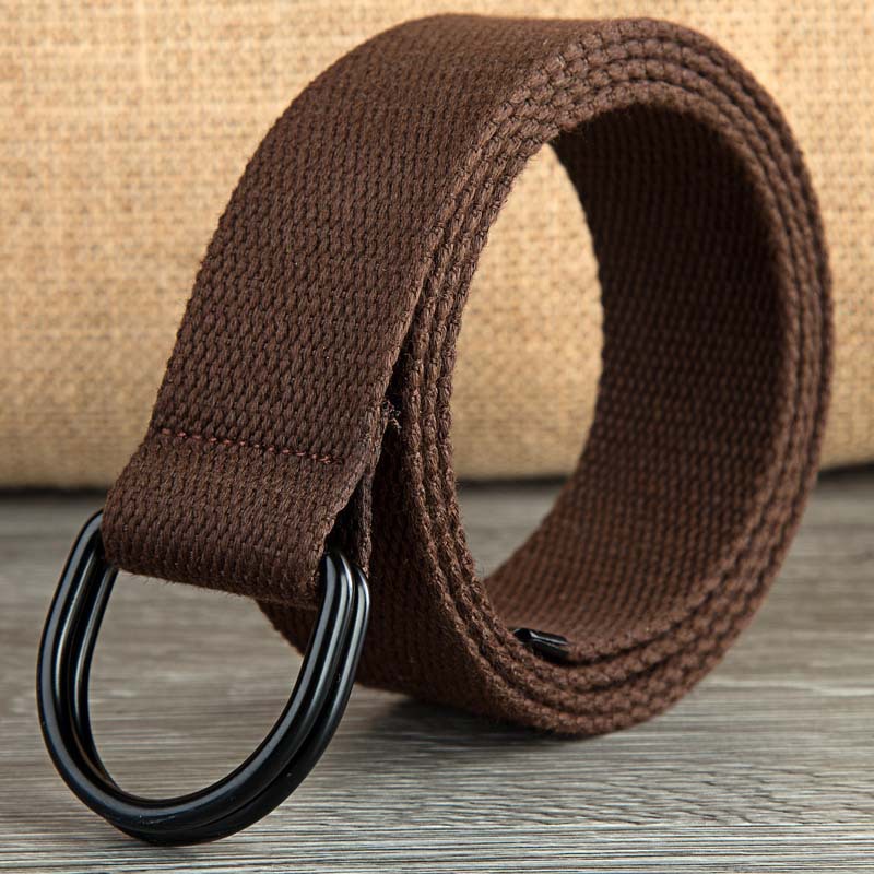 Double-Ring Fabric Belt – Unisex