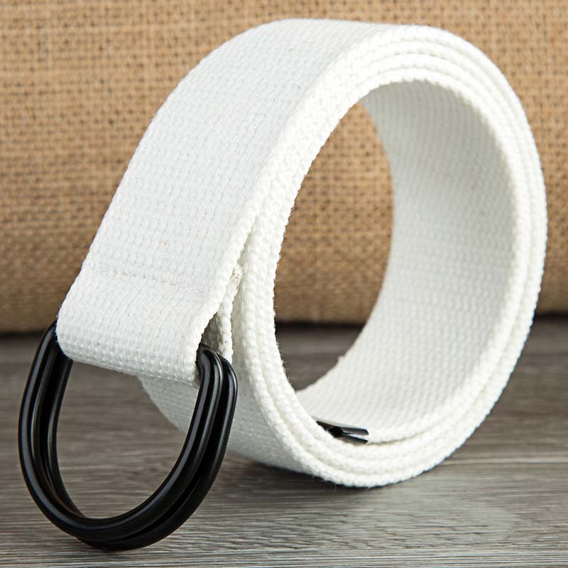 Double-Ring Fabric Belt – Unisex