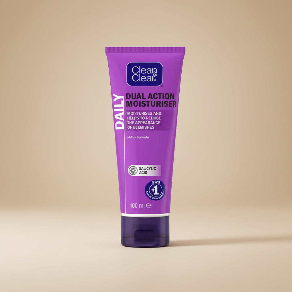 CLEAN & CLEAR Luxury Dual Action Moisturiser – 3-Pack