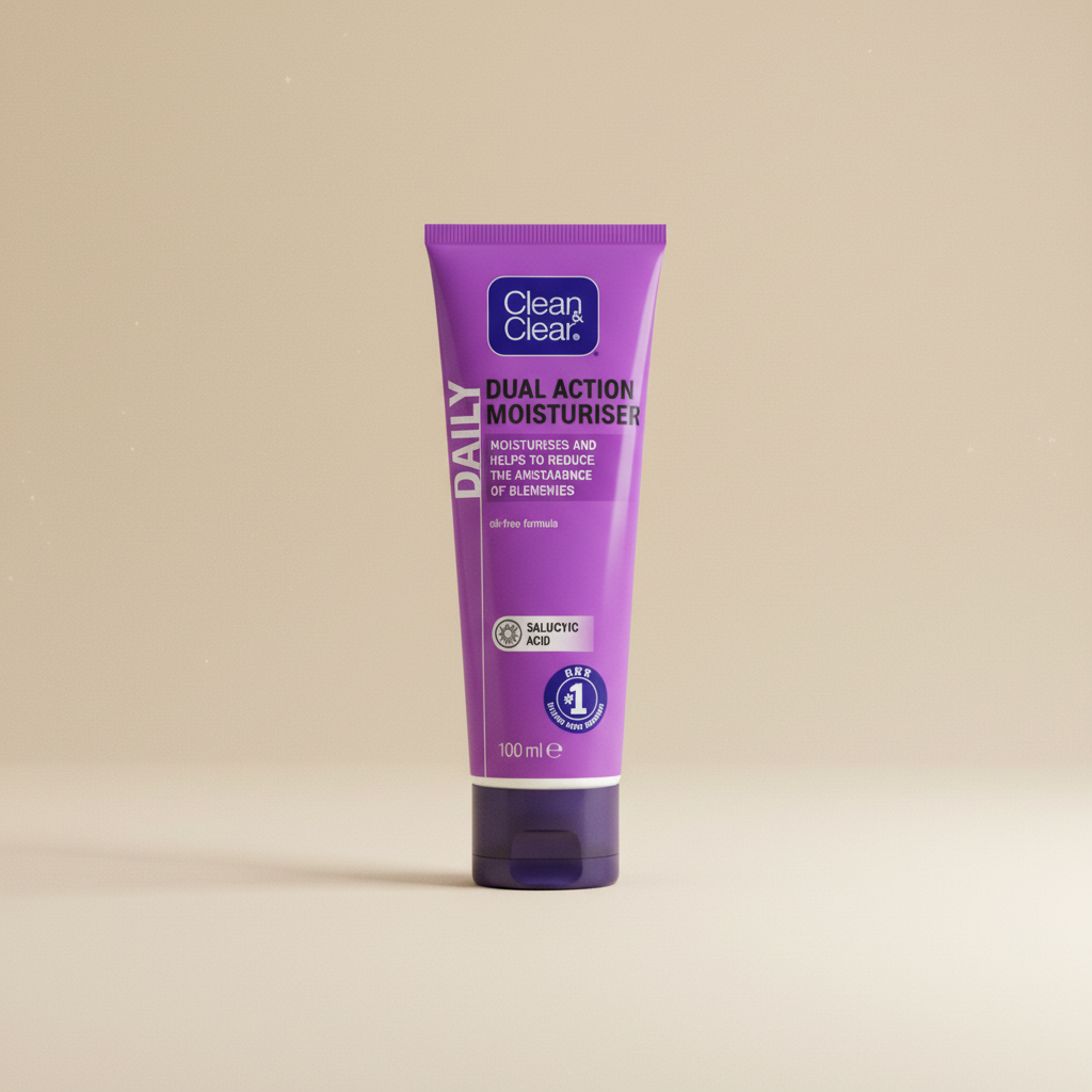 CLEAN & CLEAR Luxury Dual Action Moisturiser – 3-Pack