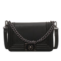 Contrast-Color Small Square Bag for Women