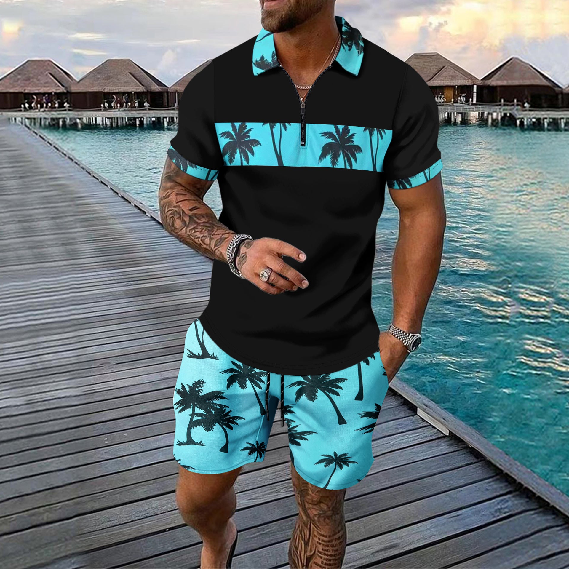 Summer New Men Leisure Set