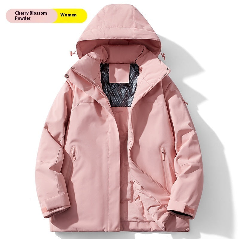 Winter Cotton-Padded Outdoor Shell Jacket