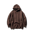 Retro Heated Mens Loose-Fit Pullover Hoodie