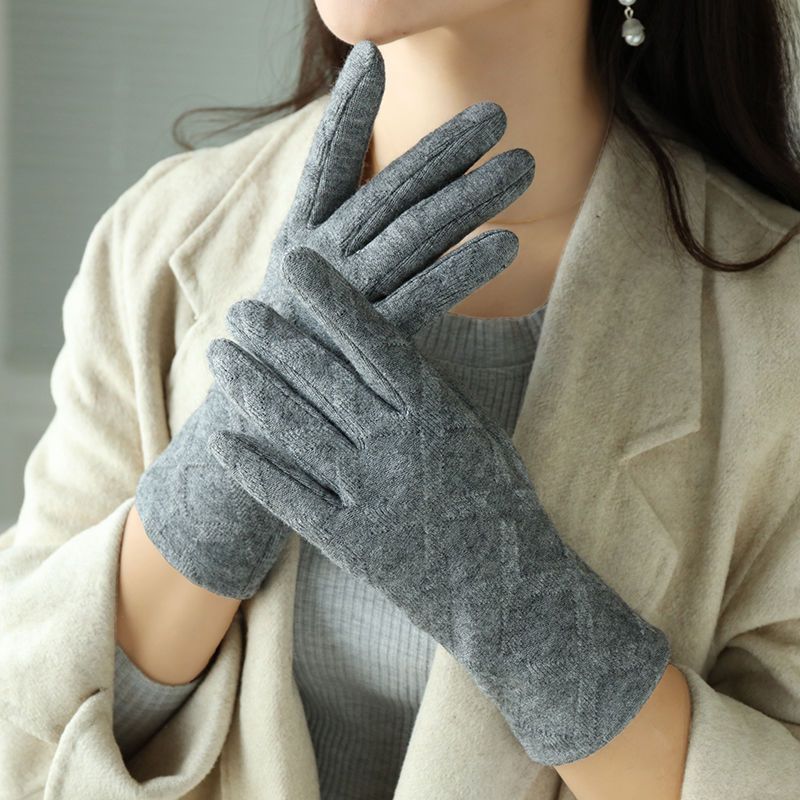 Women’s Cashmere Winter Gloves with Thermal Velvet Lining
