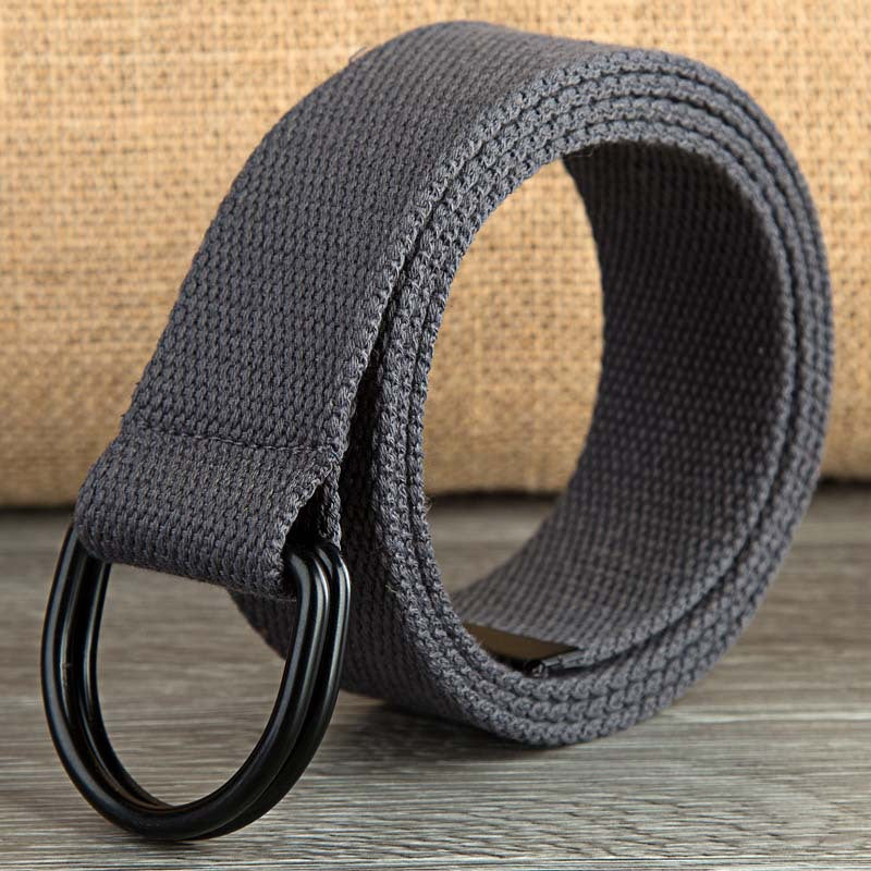 Double-Ring Fabric Belt – Unisex