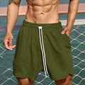 New Summer Sports Casual Waffle Shorts Men