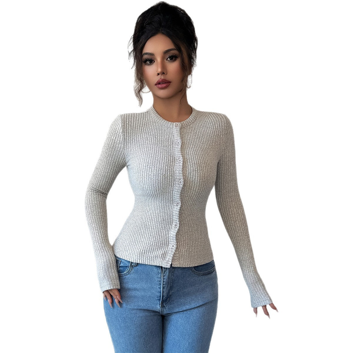 Elegant Style Sweater Base Shirt T-shirt Women's Clothing