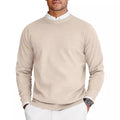New Men’s Long-Sleeve Round-Neck Knit Sweater