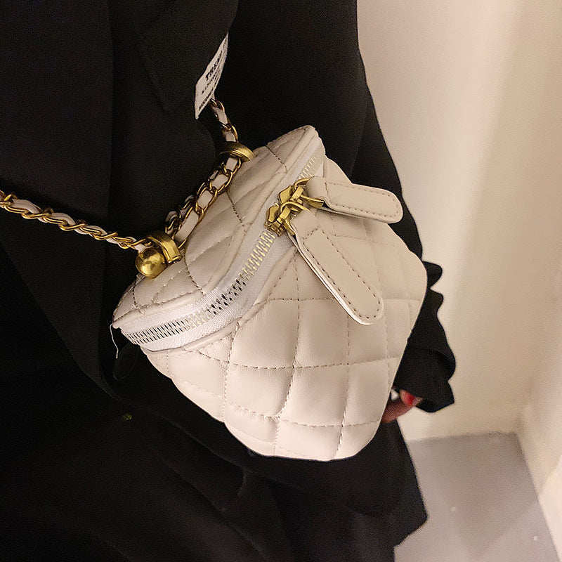 Chain Bucket Shoulder Bag for Women