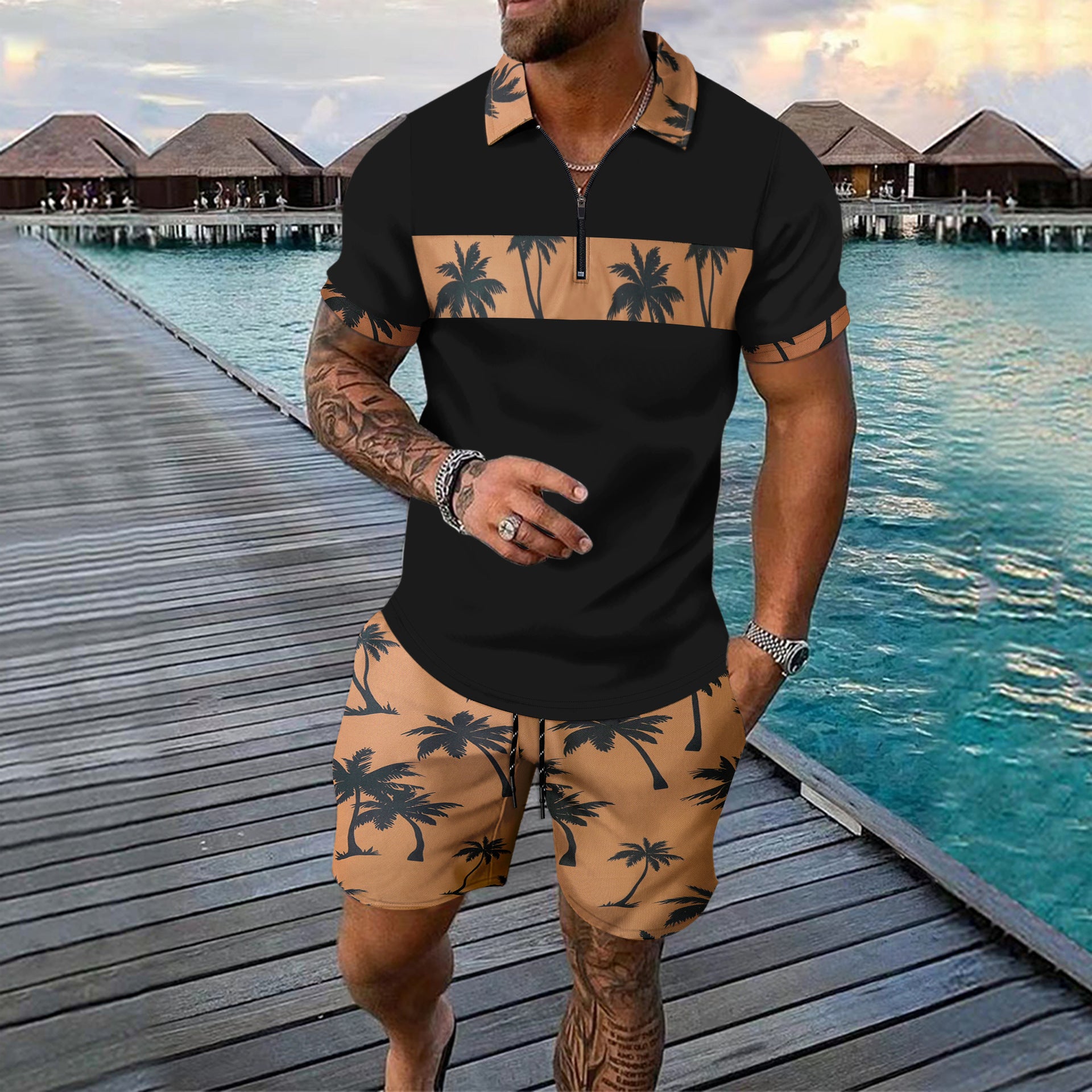 Summer New Men Leisure Set