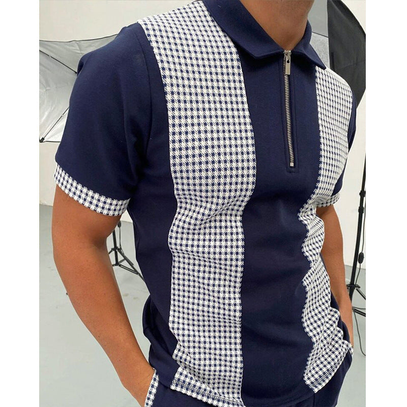 Men’s Solid Short-Sleeve Polo Shirt