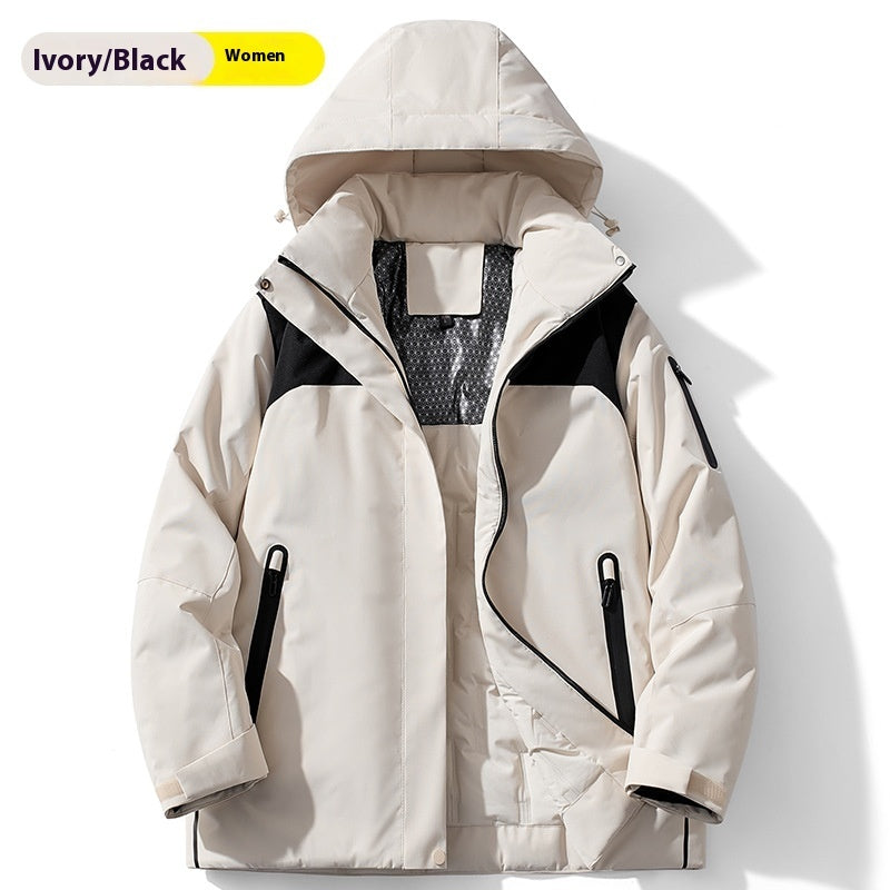 Winter Cotton-Padded Outdoor Shell Jacket