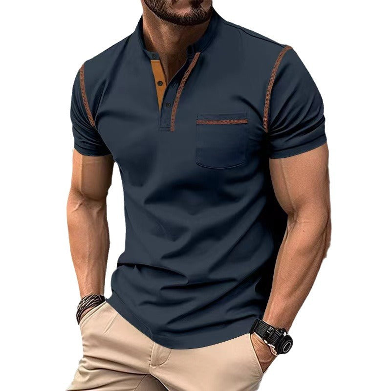 Quick-Dry Casual Short-Sleeve Polo Shirt for Men