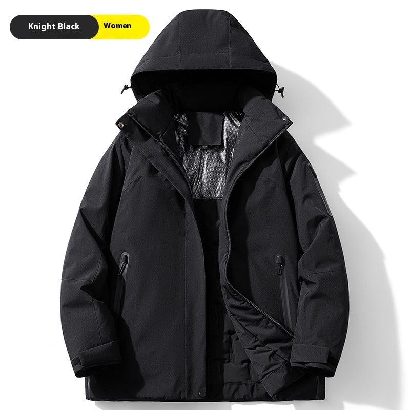 Winter Cotton-Padded Outdoor Shell Jacket