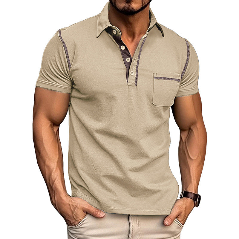 Quick-Dry Casual Short-Sleeve Polo Shirt for Men