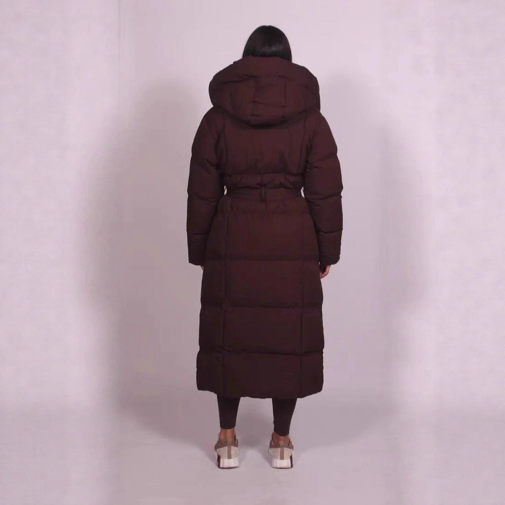 Stylish Warm Coat with Fur Collar for Women