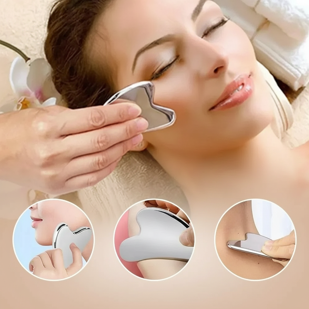 Stainless Steel Gua Sha Facial Tool