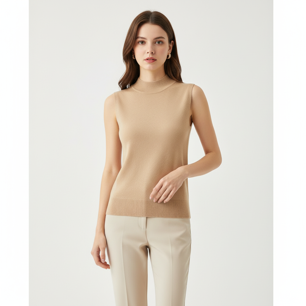 Top Knit Slim ElegânciaLuxo