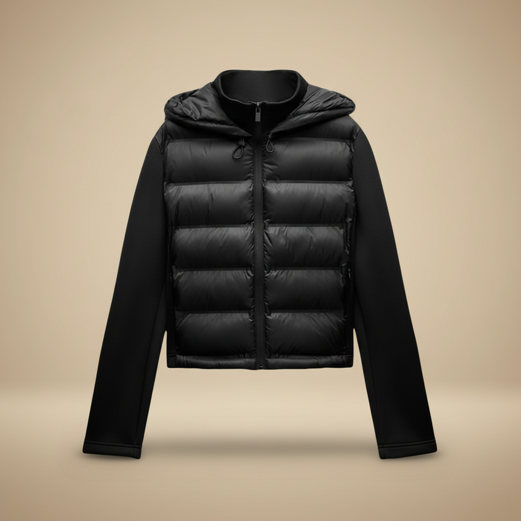 Women’s Lightweight Luxury Hooded Down Jacket