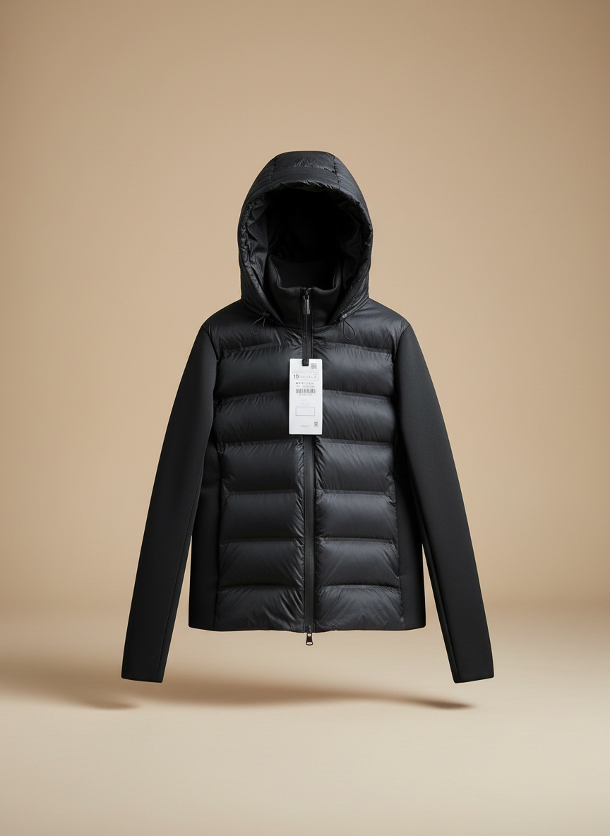 Women’s Lightweight Luxury Hooded Down Jacket
