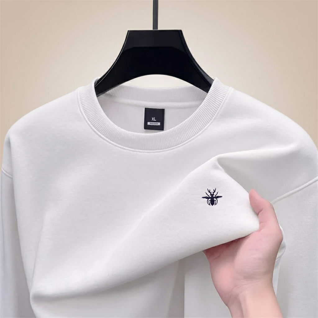 Men’s Luxury Crewneck Fleece Sweatshirt