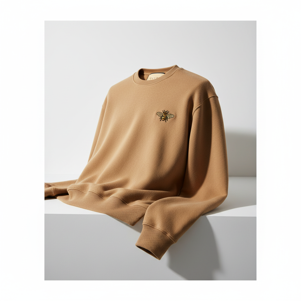 Men’s Luxury Crewneck Fleece Sweatshirt